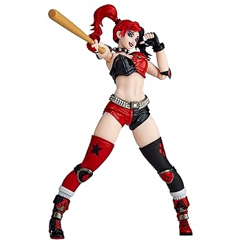 【中古】figurecomplex AMAZING YAMAGUCHI ハーレイ・クイン Harley Quinn 約150mm ABS&PVC製 塗装済アクションフィギュア リボルテック|ハッピーストア藤岡