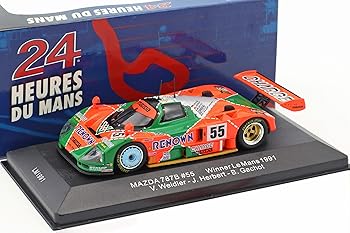【中古】ixo/イクソ マツダ 787B RENOWN 91 ル・マン 優勝 No55 1/43スケール LM1991｜ハッピーストア藤岡