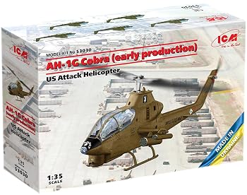 【中古】(非常に良い)ICM 1/35 アメリカ AH-1Gコブラ 初期型 プラモデル 53030｜ハッピーストア藤岡 22,786円