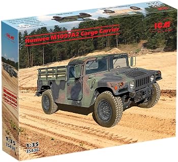 【中古】(非常に良い)ICM 1/35 アメリカ M1097A2 ハンヴィー 貨物運搬車両 プラモデル 35436 (戦闘車両)|ハッピーストア藤岡