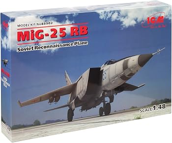 【中古】(非常に良い)ICM 1/48 ソビエト空軍 ミグ MIG-25 RB プラモデル 48902｜ハッピーストア藤岡