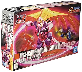【中古】(非常に良い)HGFC 機動武闘伝Gガンダム GF13-050NSW ノーベルガンダム バーサーカーモード 1/144スケール 色分け済みプラモデル｜ハッピーストア藤岡