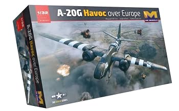 【中古】HKモデルズ HKモデル 1/32 A-20G ハボック ヨーロッパ戦線 フルインテリア プラモデル 01E039｜ハッピーストア藤岡