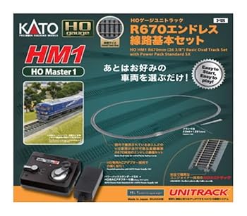 【中古】KATO HOゲージ HM1 HOユニトラック R670エンドレス線路 基本セット 鉄道模型 レールセット 3-105｜ハッピーストア藤岡