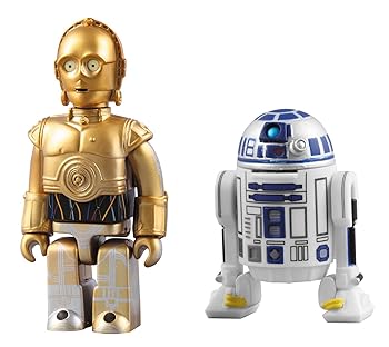 【中古】(非常に良い)KUBRICK スター・ウォーズ C-3PO & R2-D2 ABS&PVC 塗装済みアクションフィギュア (2パック)|ハッピーストア藤岡