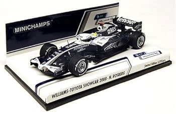 【中古】(非常に良い)Minichamps DP 1/43 AT&Tウィリアムズトヨタ ショーカー2008 ロズベルク 完成品｜ハッピーストア藤岡