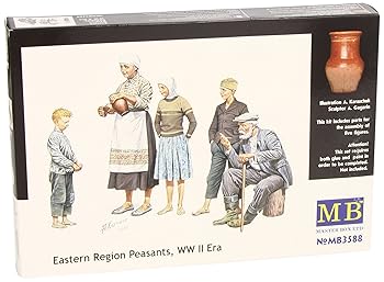 【中古】Masterbox 1:35 Scale Peasants Eastern Europe WWII Era Assembly Parts|ハッピーストア藤岡