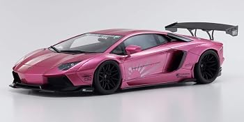 【中古】Kyosho KSR 18502 CP ランボルギーニ アベンタドールクーペ LB パフォーマンス ピンク 1/18 モデルカー｜ハッピーストア藤岡