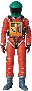 【中古】MAFEX マフェックス No.110 SPACE SUIT GREEN HELMET & ORANGE SUIT Ver. 全高約160mm 塗装済み アクションフィギュア｜ハッピーストア藤岡