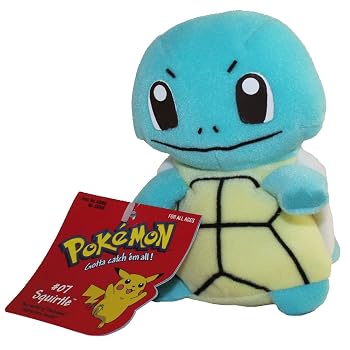 【中古】Pokemon - 07 Squirtle Bean Plush｜ハッピーストア藤岡 12,251円