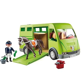 【中古】Playmobil 6928 Cavalier avec van et cheval|ハッピーストア藤岡