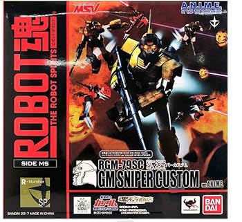【中古】(非常に良い)ROBOT魂〈SIDE MS〉機動戦士ガンダム RGM-79SC ジム・スナイパーカスタム ver. A.N.I.M.E. 全高約125mm｜ハッピーストア藤岡