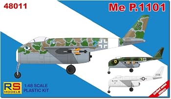 【中古】(非常に良い)RSモデル 1/48 ドイツ メッサーシュミットP.1101 限定版 プラモデル 48011｜ハッピーストア藤岡