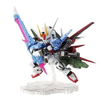 【中古】TAMASHII NATIONS NXEDGE STYLE ネクスエッジスタイル [MS UNIT] パーフェクトストライクガンダム 約100mm PVC&ABS製 塗装済み可動フィギュア｜ハッピーストア藤岡