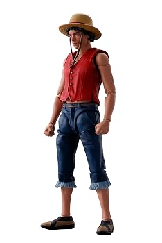 【中古】TAMASHII NATIONS S.H.フィギュアーツ モンキー・D・ルフィ(A Netflix Series: ONE PIECE) 約145mm PVC&ABS製 塗装済み可動フィギュア｜ハッピーストア藤岡