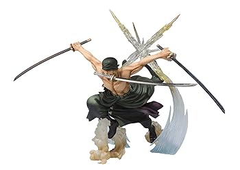 【中古】TAMASHII NATIONS フィギュアーツZERO ONE PIECE ロロノア・ゾロ -Battle Ver. 煉獄鬼斬り- 約170mm ABS&PVC製 塗装済み完成品フィギュア|ハッピーストア藤岡