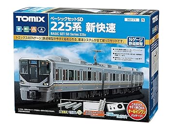 【中古】TOMIX Nゲージ ベーシックセットSD 225系 新快速 90171 鉄道模型 入門セット|ハッピーストア藤岡