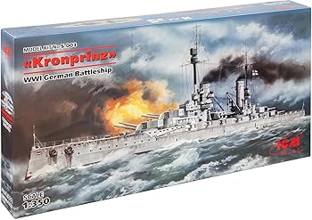 【中古】アイシーエム ICM 1/350 ドイツ 弩級戦艦 クローン・プリンツ プラモデル S003|ハッピーストア藤岡