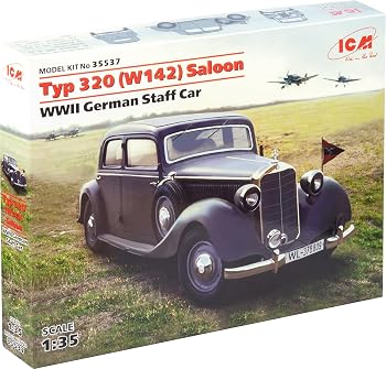 【中古】アイシーエム ICM 1/35 ドイツ Typ320 W142 スタッフカー プラモデル|ハッピーストア藤岡