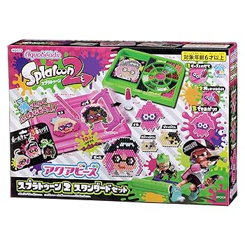【中古】(非常に良い)アクアビーズ キャラクター オールインワンセット 【 スプラトゥーン2 スタンダードセット 】 AQ-S73 STマーク認証 6歳以上 おもちゃ 水 水でく｜ハッピーストア藤岡