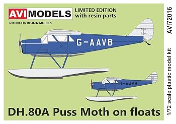 【中古】(非常に良い)アビモデル 1/72 デ・ハビランド D.H.80A プス・モス 水上機 プラモデル AVI72016｜ハッピーストア藤岡