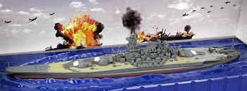 【中古】(非常に良い)ウォルターソン 1/700 戦艦大和 1945 完成品|ハッピーストア藤岡