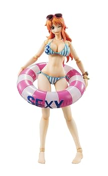 【中古】ヴァリアブルアクションヒーローズ ONE PIECE ナミ(Summer Vacation) 約160mm PVC製 塗装済み可動フィギュア｜ハッピーストア藤岡 24,003円