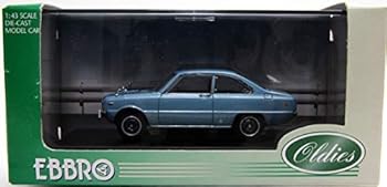 【中古】エブロ 1/43 マツダファミリアロータリークーペ ブルー 完成品｜ハッピーストア藤岡