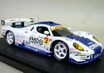 【中古】(非常に良い)エブロ 1/43 エブロビーマック320R スーパーGT300 2008 #4ホワイト/ブルー (レジンモデル) 完成品｜ハッピーストア藤岡