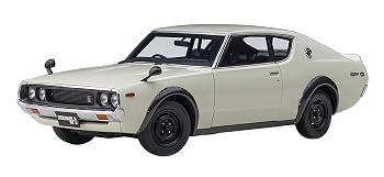 【中古】オートアート (AUTOart) 1/18 ニッサン スカイライン 2000 GT-R (KPGC110) ホワイト 完成品 77472|ハッピーストア藤岡
