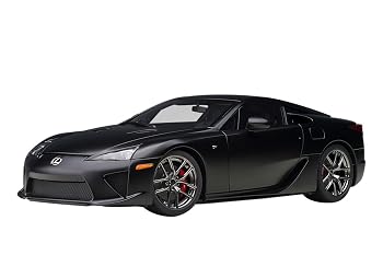 【中古】(非常に良い)オートアート (AUTOart) 1/18 レクサス LFA (マット・ブラック) 完成品|ハッピーストア藤岡