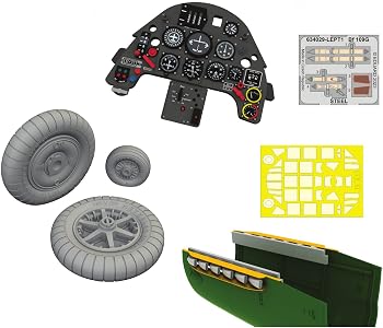 【中古】(非常に良い)エデュアルド 1/32 ルックプラス メッサーシュミット Bf109G-2 計器盤・パーツセット (レベル用) プラモデル用パーツ EDU634031｜ハッピーストア藤岡 34,399円