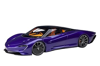 【中古】(非常に良い)オートアート(AUTOart) AUTOart 1/18 マクラーレン スピードテール メタリック・パープル 完成品｜ハッピーストア藤岡