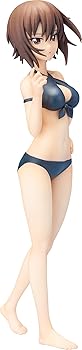 【中古】(非常に良い)ガールズ&パンツァー 劇場版 西住まほ 水着Ver. 1/12スケール PVC製 塗装済み組み立てフィギュア|ハッピーストア藤岡