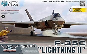 【中古】(非常に良い)キティホークモデル 1/48 F-35C「ライトニングII」 プラモデル|ハッピーストア藤岡