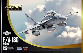 【中古】(非常に良い)キネティック 1/48 アメリカ海兵隊 F/A-18D ATARS プラモデル KNE48033|ハッピーストア藤岡
