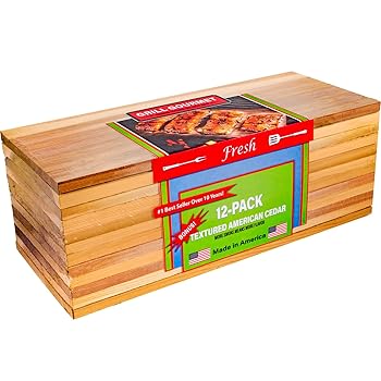 【中古】(非常に良い)シーダー(ヒマラヤスギ)グリル板 ? 12パック | Cedar Grilling Planks - 12 Pack|ハッピーストア藤岡