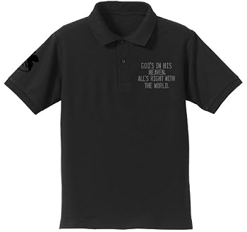 【中古】(非常に良い)コスパ 新世紀エヴァンゲリオン ネルフ ポロシャツ BLACK Lサイズ｜ハッピーストア藤岡