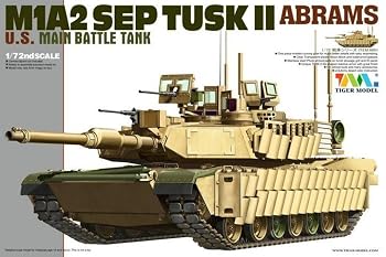 【中古】(非常に良い)タイガーモデル 1/72 M1A2 エイブラムス TUSK II 主力戦車 プラモデル|ハッピーストア藤岡
