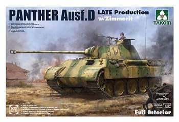 【中古】(非常に良い)タコム 1/35 ドイツ軍 パンター D型 Sd.Kfz.171 後期型 w/フルインテリア&ツィンメリットコーティング プラモデル TKO2104｜ハッピーストア藤岡