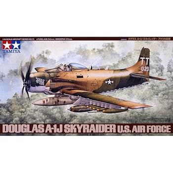 【中古】タミヤ 1/48 傑作機シリーズ スカイレイダー アメリカ空軍|ハッピーストア藤岡