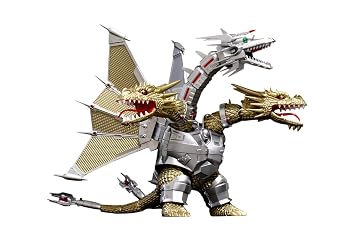 【中古】チビマルゴジラシリーズ No.1001 メカキングギドラ 70周年記念バージョン プラモデル|ハッピーストア藤岡