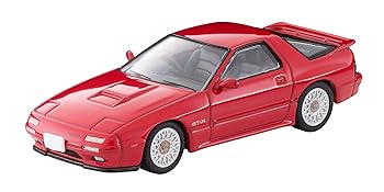【中古】トミーテック トミカリミテッドヴィンテージ ネオ 1/64 LV-N192d マツダ サバンナRX-7 GT-X 90年式 赤 完成品 312581｜ハッピーストア藤岡