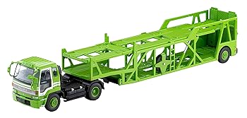 【中古】トミーテック トミカリミテッドヴィンテージ ネオ 1/64 LV-N225a いすゞ 810EX カートランスポーター (アンチコ ASZ022車両運搬トレーラ) 緑 完|ハッピーストア藤岡