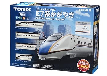 【中古】トミーテック(TOMYTEC) TOMIX Nゲージ ベーシックセット SD E7系 かがやき 90190 鉄道模型 入門セット｜ハッピーストア藤岡
