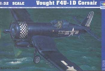 【中古】トランペッター 1/32 米海軍 ヴォート F4U-1D コルセア プラモデル|ハッピーストア藤岡