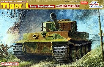 【中古】(非常に良い)ドラゴン 1/35 タイガーI 後期型 ツィンメリットコーティング プラモデル｜ハッピーストア藤岡