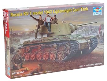 【中古】トランペッター 1/35 KV-1重戦車 1942 重装甲砲塔 プラモデル|ハッピーストア藤岡