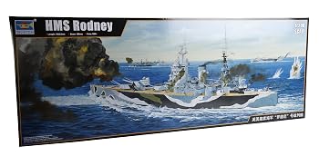 【中古】トランペッター 1/200 イギリス海軍戦艦 HMS ロドニー プラモデル｜ハッピーストア藤岡