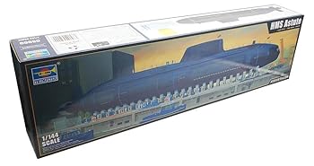 【中古】(非常に良い)トランペッター 1/144 イギリス海軍 原子力潜水艦 HMS アスチュート プラモデル 05909|ハッピーストア藤岡